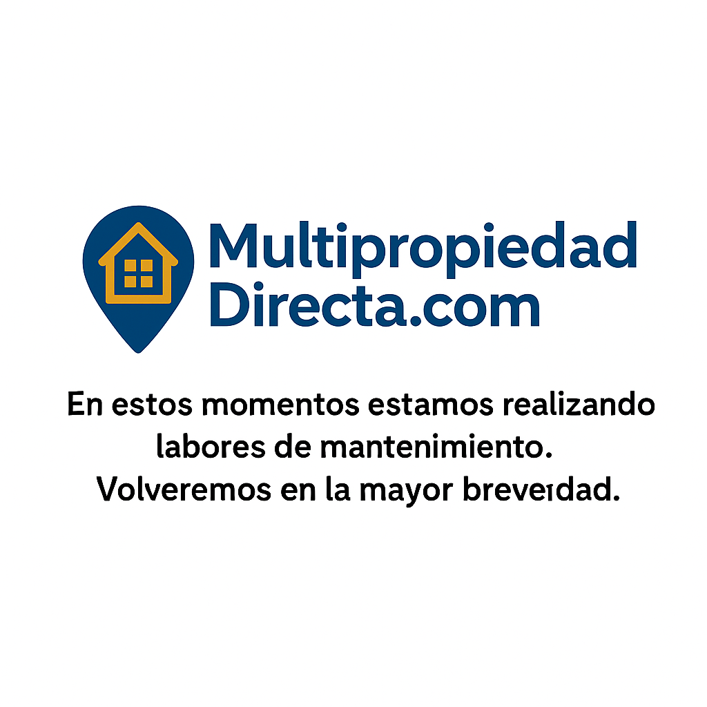 MultipropiedadDirecta.com en mantenimiento